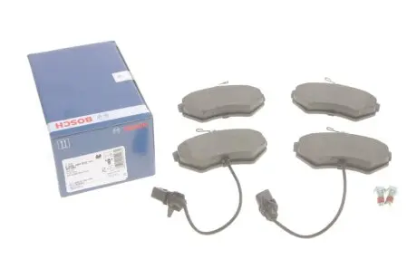 Колодки гальмівні (передні) Audi A4 94-08/Seat Exeo 08-13/VW Passat B5 96-00 (+датчики) BOSCH 0 986 494 042