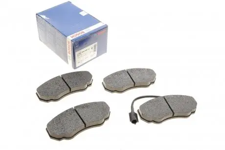 Колодки тормозные (передние) Citroen Jumper/Fiat Ducato/Peugeot Boxer 02-R15 BOSCH 0 986 494 048