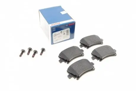 Комплект гальмівних колодок (задніх) Audi A3/A4/A6/TT/Skoda Octavia/SuperB/VW Caddy/Golf/Passat B6/Touran 03- BOSCH 0 986 494 053