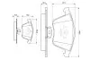 Колодки гальмівні (передні) Ford Focus/Mazda 3/Volvo C30/C70/S40/V50/Opel Vectra C 05-14/V40 12- BOSCH 0986494077 (фото 2)