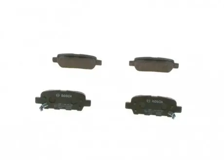 Колодки тормозные (задние) Renault Koleos/Nissan Juke/Qashqai/X-Trail/Suzuki 08- (Akebono) BOSCH 0 986 494 090