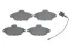 Колодки тормозные (передние) Fiat 500 07-/Panda 03- (+датчики) BOSCH 0986494115 (фото 1)