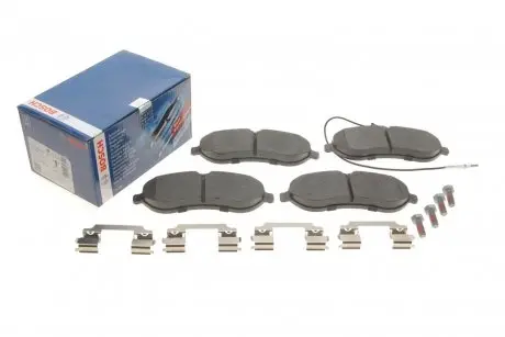 Колодки тормозные (передние) Citroen Jumpy/Peugeot Expert 07- (с датчиком) BOSCH 0 986 494 163