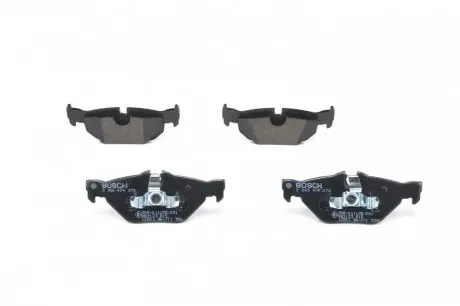 Колодки тормозные (задние) BMW 1 (E81-82/E87-88)/3 (E90-93) 04-13/X1 (E84) 09-15 BOSCH 0 986 494 272