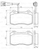 Колодки гальмівні (передні) Seat Leon/Toledo 98-06 (+датчик) BOSCH 0986494367 (фото 8)