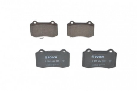 Колодки гальмівні дискові Citroen DS3 Front BOSCH 0986494393 (фото 1)