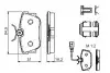 Колодки гальмівні (задні) VW T4 90-03 (з датчиками) BOSCH 0 986 494 529 (фото 14)
