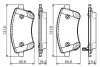 Колодки тормозные (передние) Hyundai ix20/Kia Venga 10- BOSCH 0 986 494 552 (фото 2)