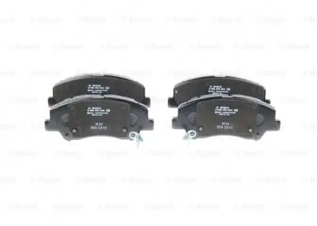 Колодки тормозные (передние) Hyundai Accent IV/Kia Rio 10- BOSCH 0 986 494 563