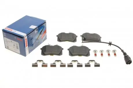 Колодки тормозные (задние) VW Polo 01-/Skoda Fabia 99-08/Seat Cordoba/Ibiza 02-09 (с датчиком) BOSCH 0986494598