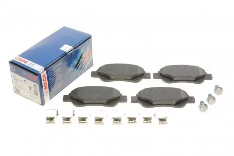 Тормозные колодки (передние) Citroen С1/Peugeot 107 05-/108 14-/Toyota Aygo 05- (с аксессуарами) BOSCH 0 986 494 606