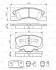 Комплект гальмівних колодок BOSCH 0986494610 (фото 8)