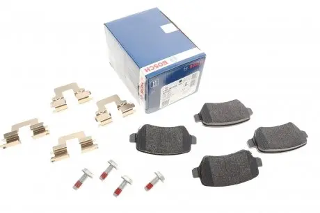 Тормозные колодки (задние) Opel Astra G/H/ Combo 01- /Kia Venga (Lucas) (с прижимной пластиной) BOSCH 0 986 494 654