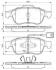 Комплект гальмівних колодок BOSCH 0986494680 (фото 1)