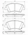 Колодки тормозные (передние) Hyundai Elantra 10-/ i30 11-/ Kia Ceed/Cerato 12- R15 BOSCH 0 986 494 712 (фото 1)