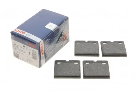 Колодки гальмівні (задні) Audi R8/Tesla Model S/X 13- BOSCH 0986494775