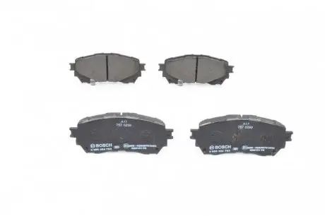 Колодки тормозные (передние) Mazda 6 12- BOSCH 0 986 494 793