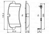 Дисковi колодки заднi BOSCH 0986494842 (фото 7)