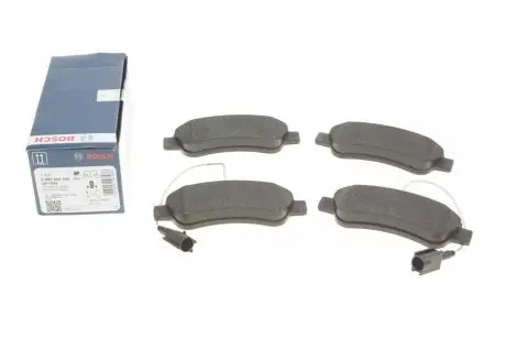 Колодки тормозные (задние) Citroen Jumper/Fiat Ducato/Peugeot Boxer 06- (+датчики) BOSCH 0986494994