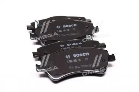 Колодки тормозные (передние) Toyota Avensis/Verso 08-18/Auris 06-15 BOSCH 0 986 495 106