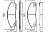 ГАЛЬМІВНІ КОЛОДКИ, ДИСКОВІ BOSCH 0986495159 (фото 1)