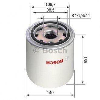 Фільтр осушувача повітря Scania 4 95-08/P/G/R/T 8.9/9.3 04- BOSCH 0 986 628 258 (фото 1)