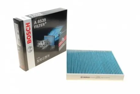 Фильтр салона Skoda Fabia/Roomster/VW Polo 99-10 (угольный/антиаллергенный) BOSCH 0 986 628 539