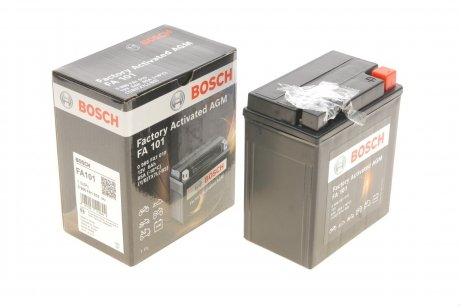 Акумуляторна батарея 6Ah/100A (113х70х130/+R/B0) (мото) Factory Activated AGM BOSCH 0 986 FA1 010