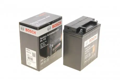 Аккумуляторная батарея 12Ah/125A (134х81х160/+R/B0) (AGM) Factory Activated AGM BOSCH 0 986 FA1 120