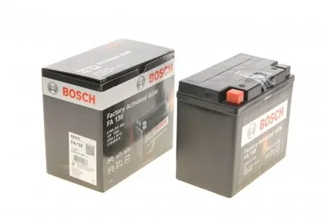 Аккумуляторная батарея 19Ah/210A (175x100x155/+L/B0) (AGM) Factory Activated AGM BOSCH 0 986 FA1 380