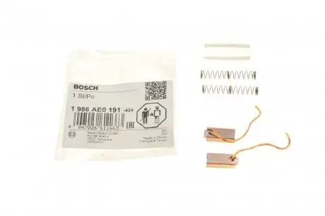 Щетка угольная компл. BOSCH 1 986 AE0 191