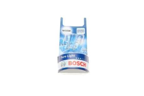 Автолампа W16W 12V 16W W2.1x9.5d (без цоколя) (К-кт 2 шт.) (BL) BOSCH 1 987 301 049