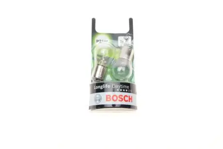 Автолампа P21W 12V 21W BA15s Longlife Daytime (к-кт 2шт) (BL) BOSCH 1 987 301 050