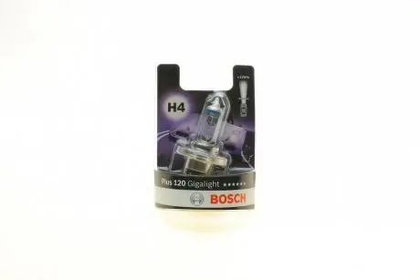 Автолампа H4 12V 60/55W P43t Gigalight +120% BOSCH 1 987 301 109