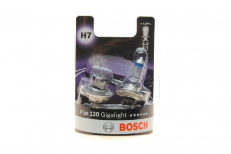 Автолампа H7 12V 55W PX26d Gigalight +120% BOSCH 1 987 301 426