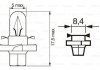 Автолампа 12V 2W BX8.4d 1 987 302 236 BOSCH 1987302236 (фото 6)