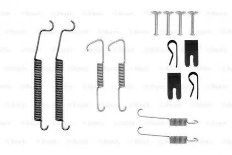Комплект пружинок колодок ручника Citroen C2/C3/Peugeot 1007 02- BOSCH 1 987 475 283