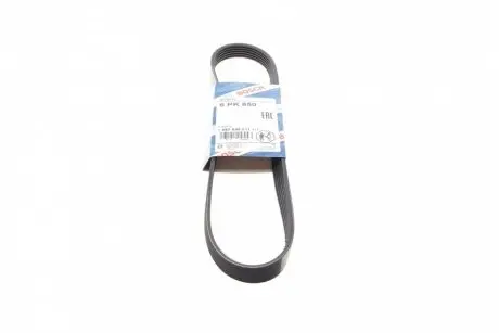 Ремень генератора Citroen C1/Peugeot 107/Toyota Aygo 1.0 и 05-14 (6PK850) BOSCH 1 987 946 011