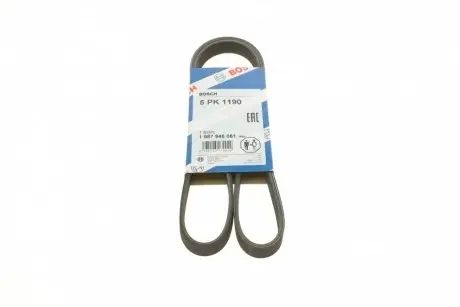 Ремень генератора Toyota Corolla 2.0D 99-03/BMW 8 (E31) 4.5-5.0 90-99 (5PK1190) BOSCH 1 987 946 061