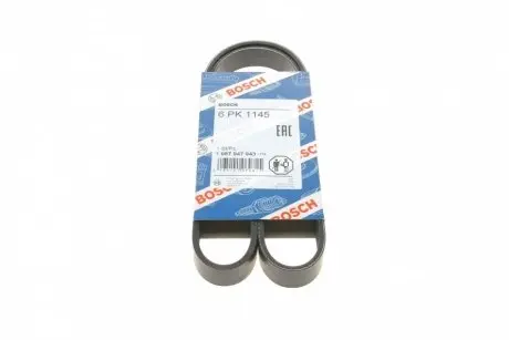 Ремень генератора Renault Master 2.5dCi (-AC) (6PK1145) BOSCH 1 987 947 943