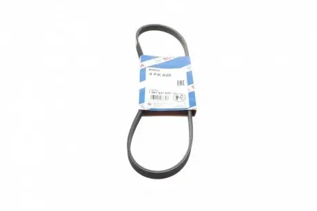 Ремень генератора Honda Accord/Civic 1.4-1.6/Toyota Corolla/Avensis 1.3/1.6/1.8 92-02 (4PK820) BOSCH 1 987 947 970
