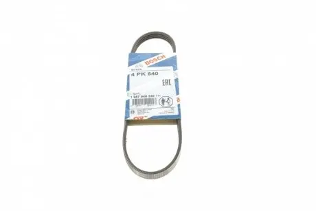 Ремінь генератора Mitsubishi Galant 2.0 GLSTD/Lancer 2.0 92-96 (4PK640) BOSCH 1 987 948 330