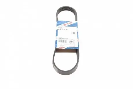 Ремень генератора Citroen Berlingo/Fiat Ducato/Peugeot Boxer/Expert 1.9 D/TD 96-03 (6PK730) BOSCH 1 987 948 428