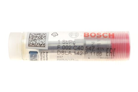 Розпилювач дизель DSLA 142 P 1186 BOSCH F002C40547