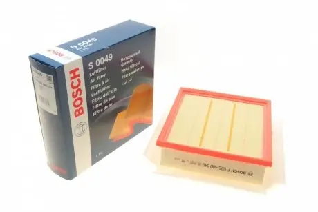 Фильтр воздушный Opel Corsa D 06-14 (с поролоном) BOSCH F 026 400 049