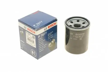 Масляный фильтр двигателя HONDA; OPEL; ROVER; SUBARU BOSCH F 026 407 077