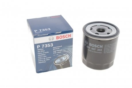 Фільтр масляний Citroen Berlingo/C3/C4/C5 1.9D/2.0HDi 98-05/1.2 PureTech 14-/Jumper 2.0-2.2HDi 01- BOSCH F026407353