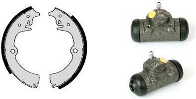 К-кт гальм.барабана (колодки, циліндр, пружини) BREMBO H61009