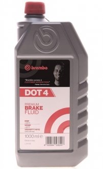 Тормозная жидкость DOT 4 1л BREMBO L 04 010