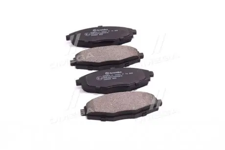 Колодка тормозов. диск. DAEWOO LANOS 1.5, MATIZ передн. (выр-во) BREMBO P 15 006
